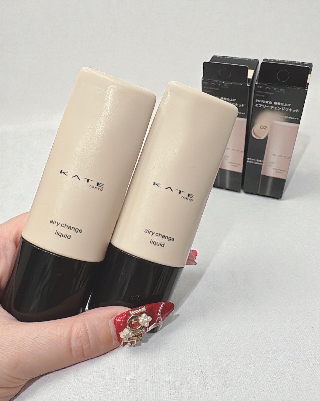 エアリーチェンジリキッド/KATE/リキッドファンデーションを使ったクチコミ(2枚目)