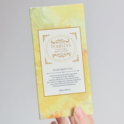 ペアグリーンティーティーパフュームボディローション/TEABLESS/ボディローションを使ったクチコミ(5枚目)