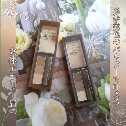 ケイト デザイニングアイブロウ3D/KATE/パウダーアイブロウを使ったクチコミ(2枚目)