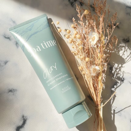 スパタイム クリームシャンプー (ディープクレンジング)/Spa time/市販シャンプーを使ったクチコミ(7枚目)