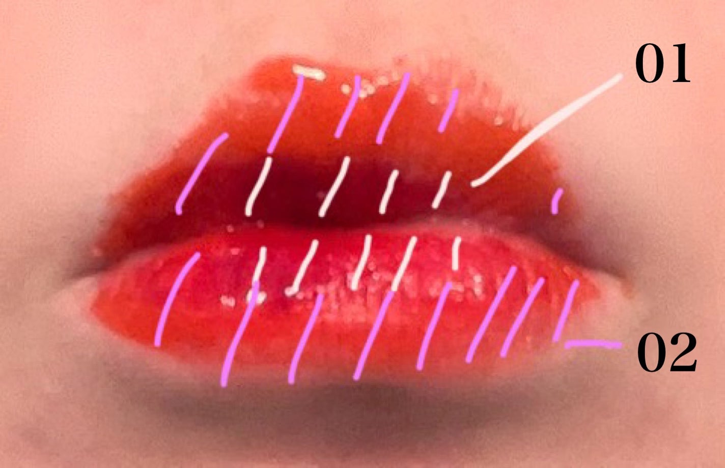 ウォータープランピング リップタトゥー/ベリサム/口紅を使ったクチコミ(3枚目)