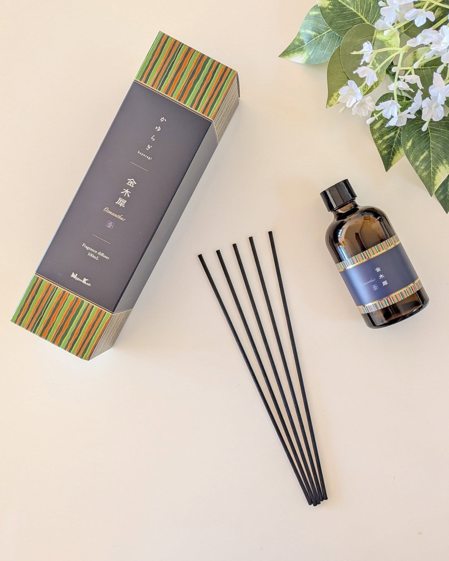 かゆらぎ 金木犀 ディフューザー/日本香堂/ルームフレグランスを使ったクチコミ（3枚目）