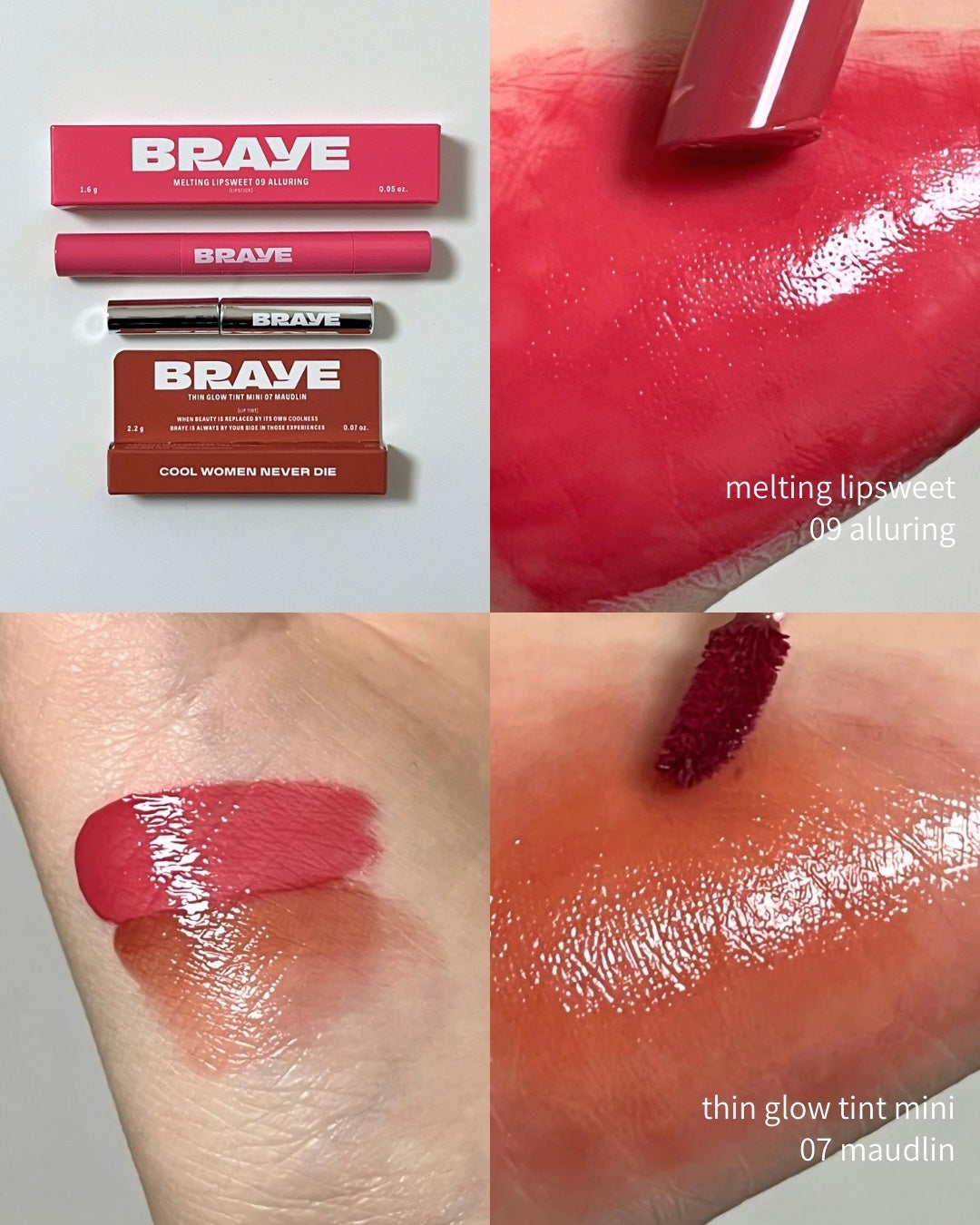 THIN GLOW TINT/BRAYE/口紅を使ったクチコミ(2枚目)
