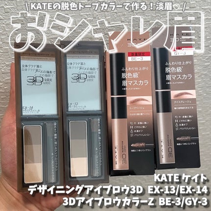 ケイト デザイニングアイブロウ3D/KATE/パウダーアイブロウを使ったクチコミ(1枚目)