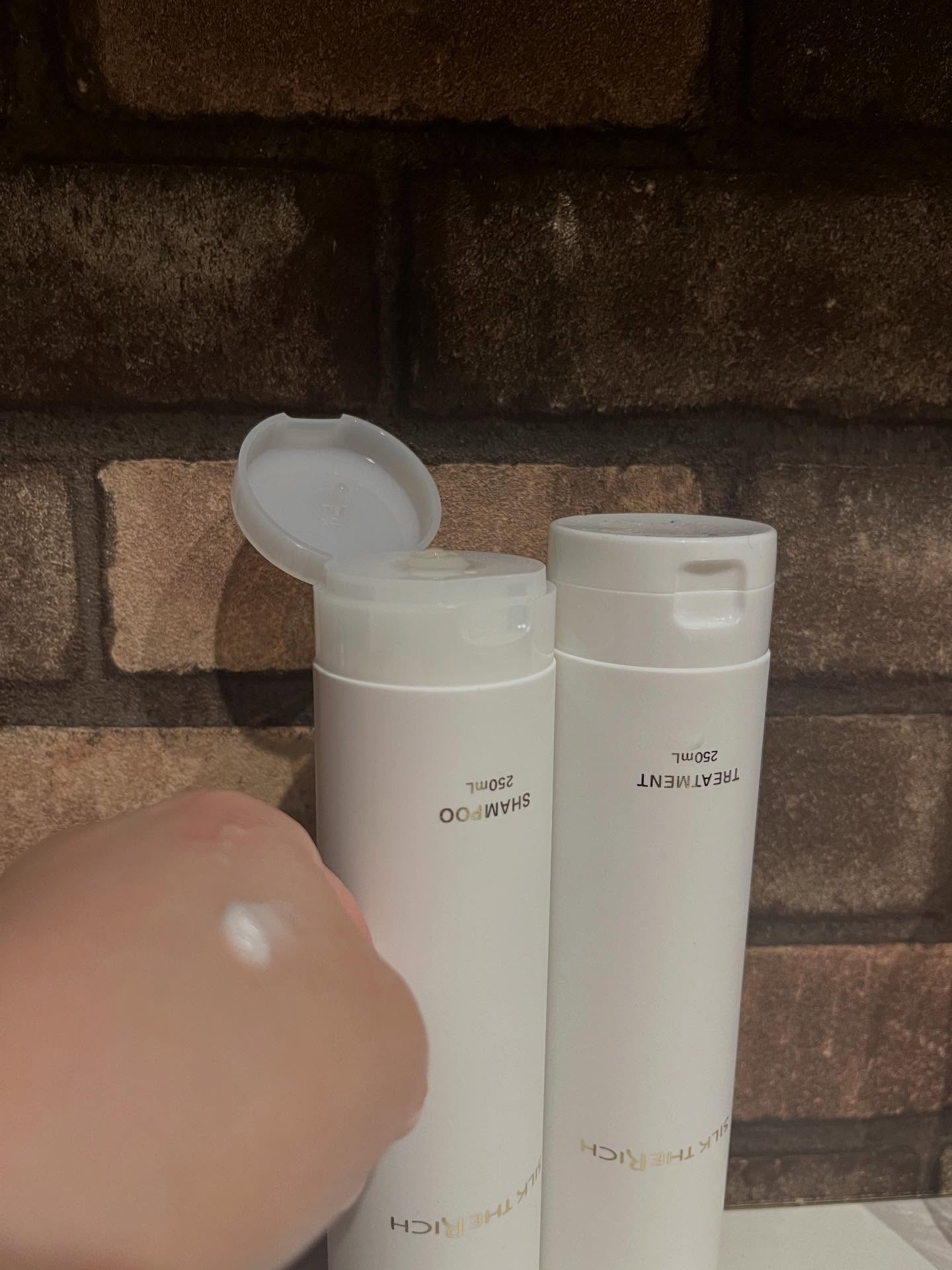 SILK THE RICH モイスト&リペア シャンプー・トリートメント トリートメント（250ml）/SILK THE RICH/市販シャンプーを使ったクチコミ（2枚目）