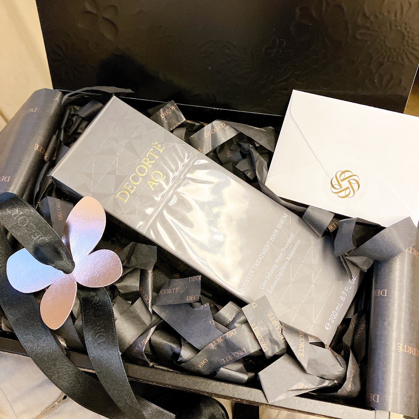 AQ ブースティング トリートメント ヘアセラム/DECORTÉ/洗い流すヘアトリートメントを使ったクチコミ(1枚目)