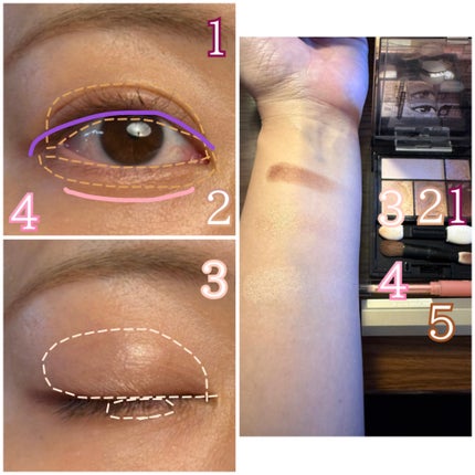 ドラマティックスタイリングアイズ/マキアージュ/アイシャドウパレットを使ったクチコミ(3枚目)