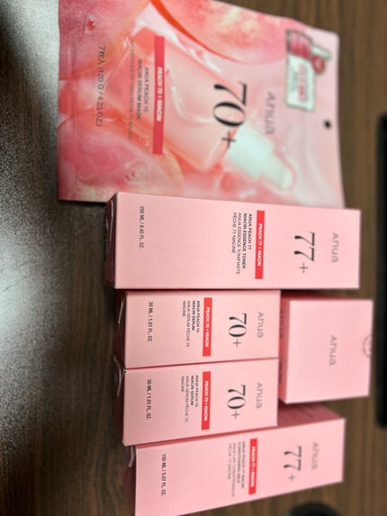 桃70%ナイアシンシートマスク 7枚入り/Anua/シートマスク・パックの画像