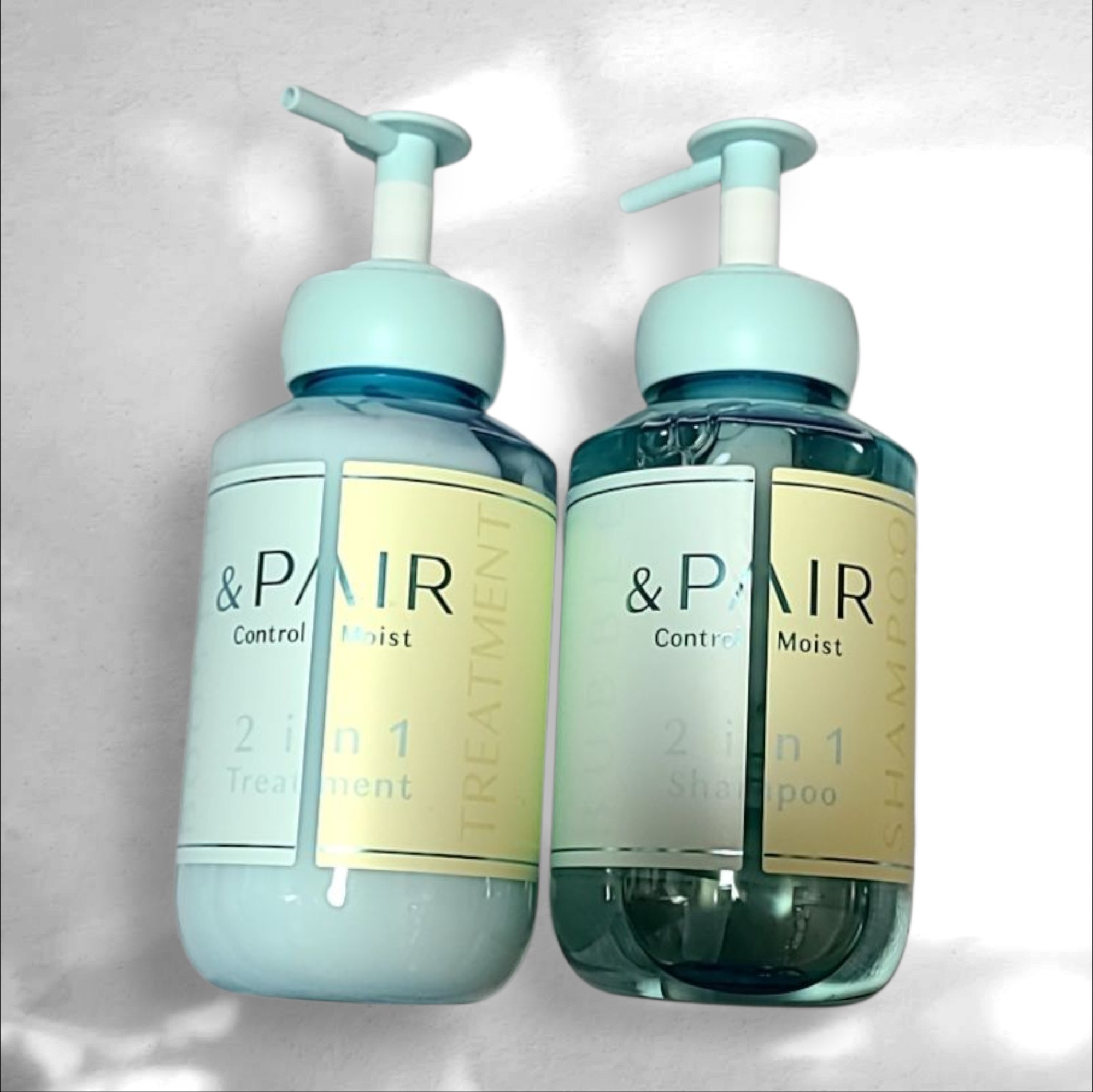 アンドペア コントロール モイスト 2in1 シャンプー＆ヘアトリートメント/&PAIR/市販シャンプーを使ったクチコミ（1枚目）