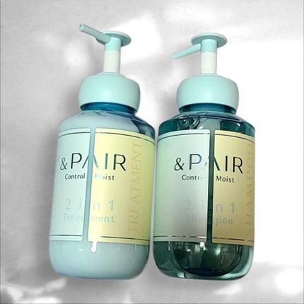 アンドペア コントロール モイスト 2in1 シャンプー&ヘアトリートメント/&PAIR/市販シャンプーを使ったクチコミ(1枚目)
