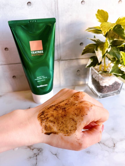 ティーツリーハーブピーリングパック/WellDerma/洗い流すパック・マスクを使ったクチコミ(2枚目)