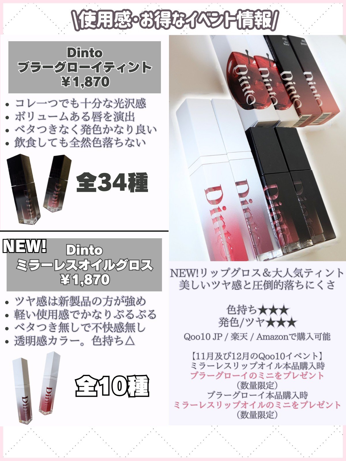 ブラーグロイリップティント/Dinto/リップティントを使ったクチコミ（2枚目）