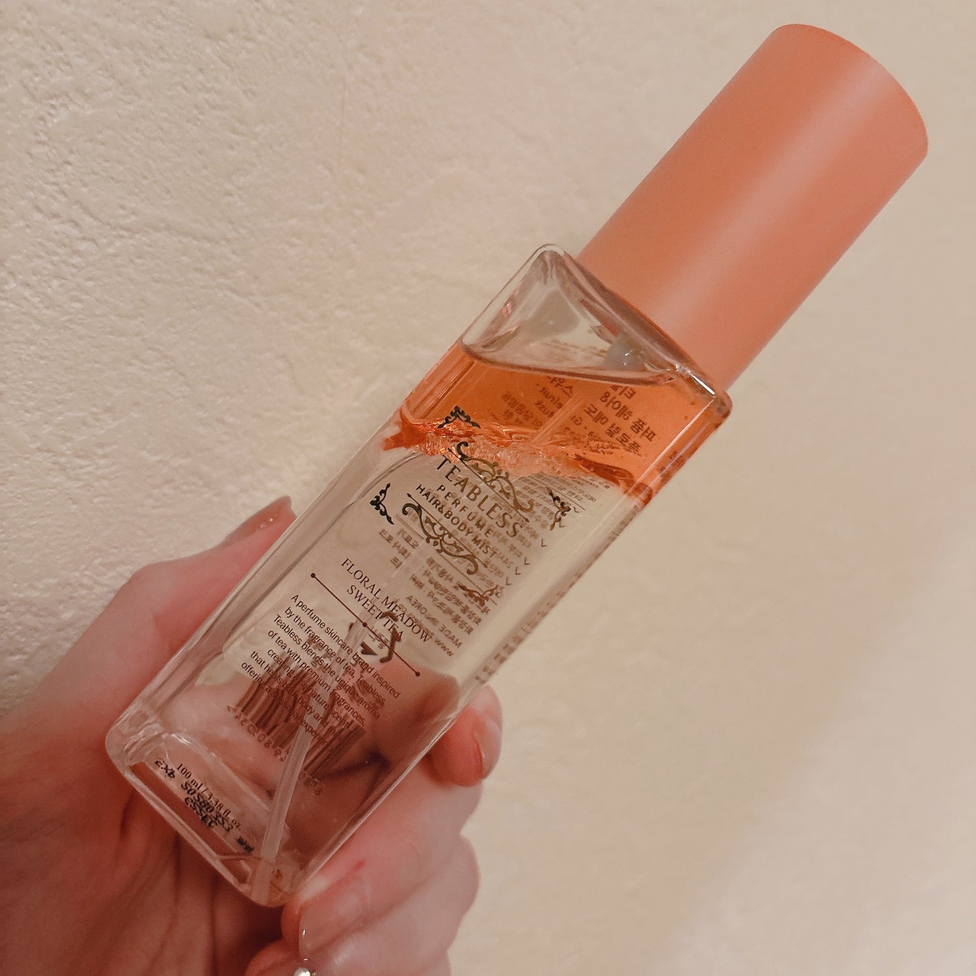 パヒュームヘア&ボディミスト フローラルメドウスウィートティー/TEABLESS/ヘアミストを使ったクチコミ(2枚目)