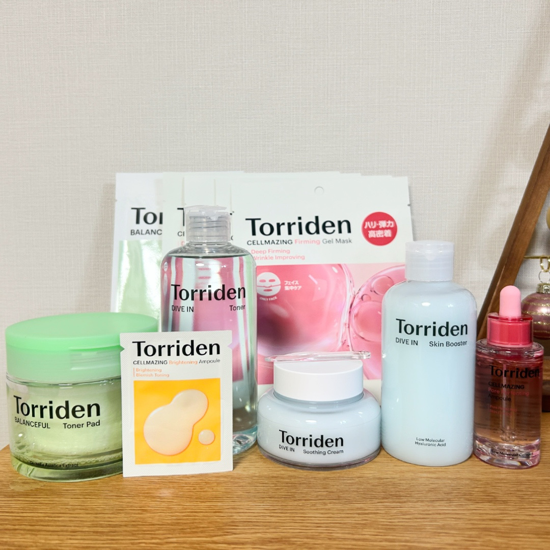 メガ割購入品🈹

Torriden

メガ割最初の2日間はトナーパッド付きで
お得だったので、トリデンを購入！

普段は水色の美容液とトナーパッド、
そしてパックを愛用しているので、
今回はピンクのシリーズにチャレンジ💓

あとは久しぶ