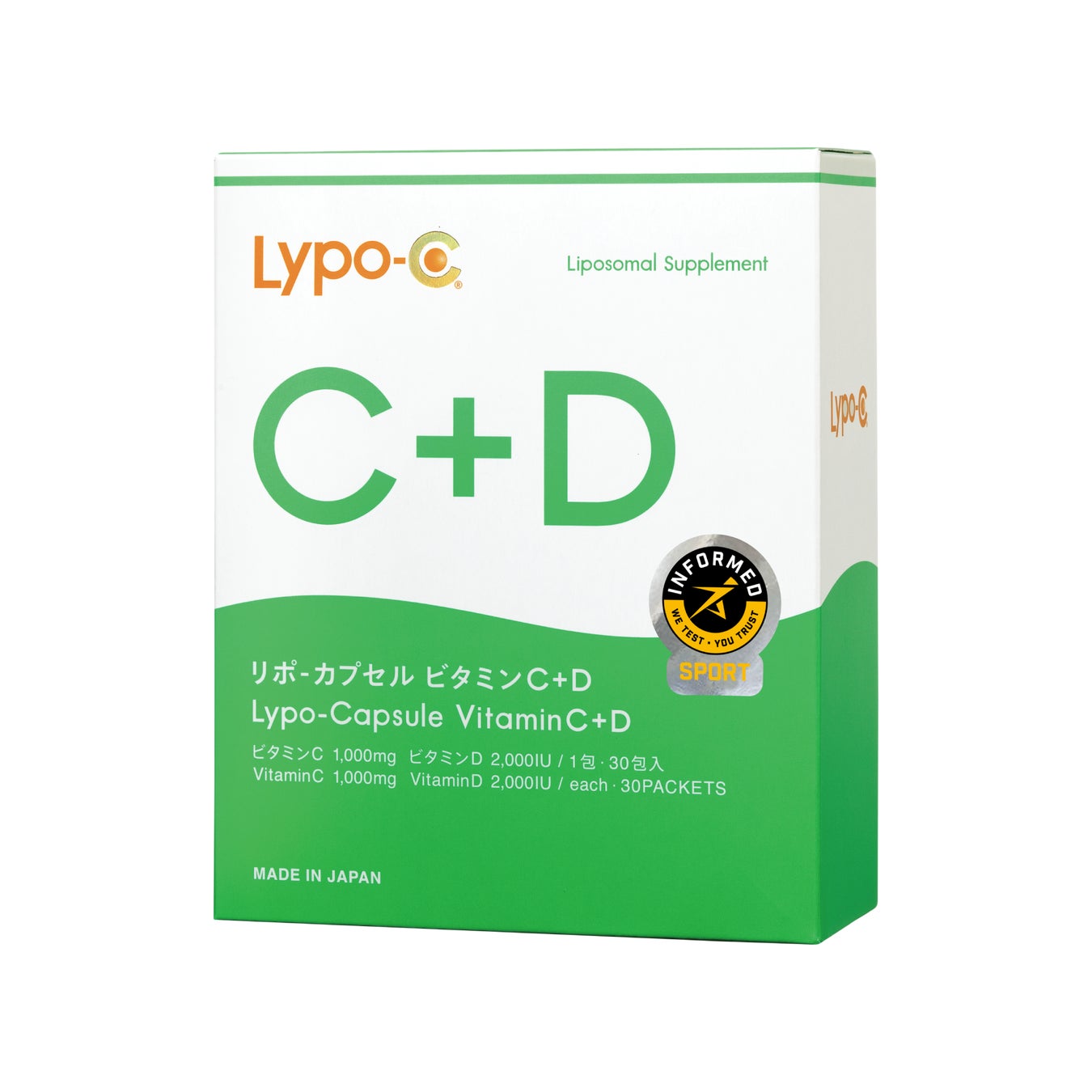Lypo-C for SPORTS (C+D 30包入) / SPIC