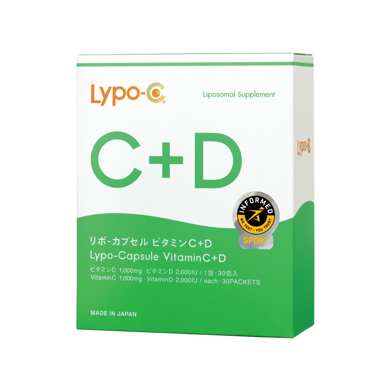 Lypo-C for SPORTS (C+D 30包入) SPIC