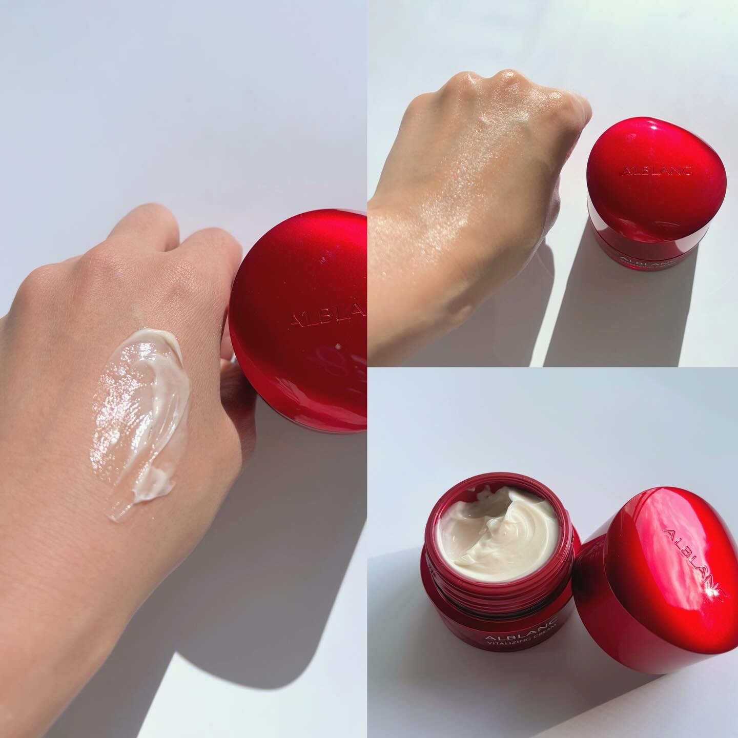 バイタライジングクリーム/ALBLANC/フェイスクリームを使ったクチコミ（3枚目）