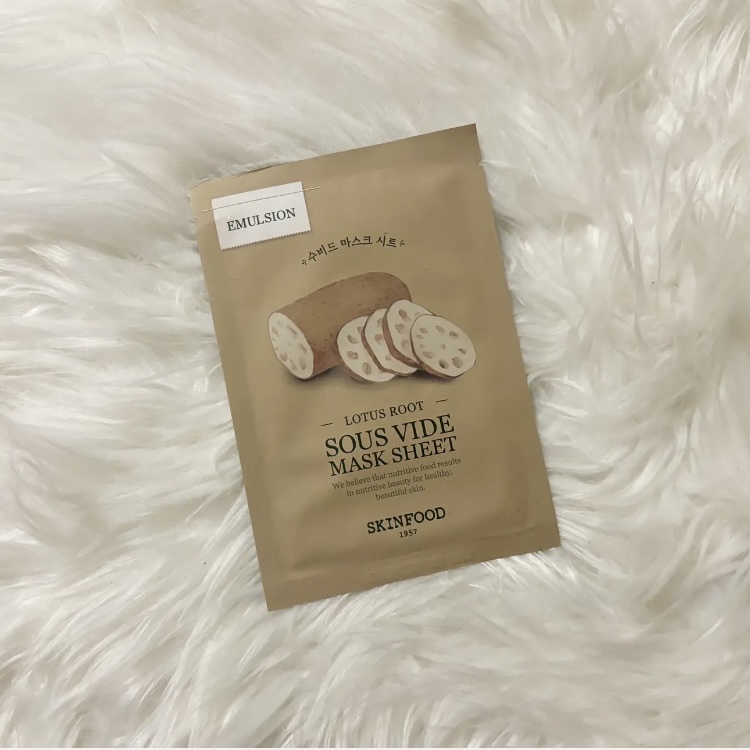 スーヴィッド マスクシート れんこん/SKINFOOD/シートマスク・パックを使ったクチコミ（1枚目）
