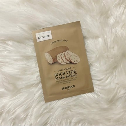 スーヴィッド マスクシート れんこん/SKINFOOD/シートマスク・パックを使ったクチコミ(1枚目)