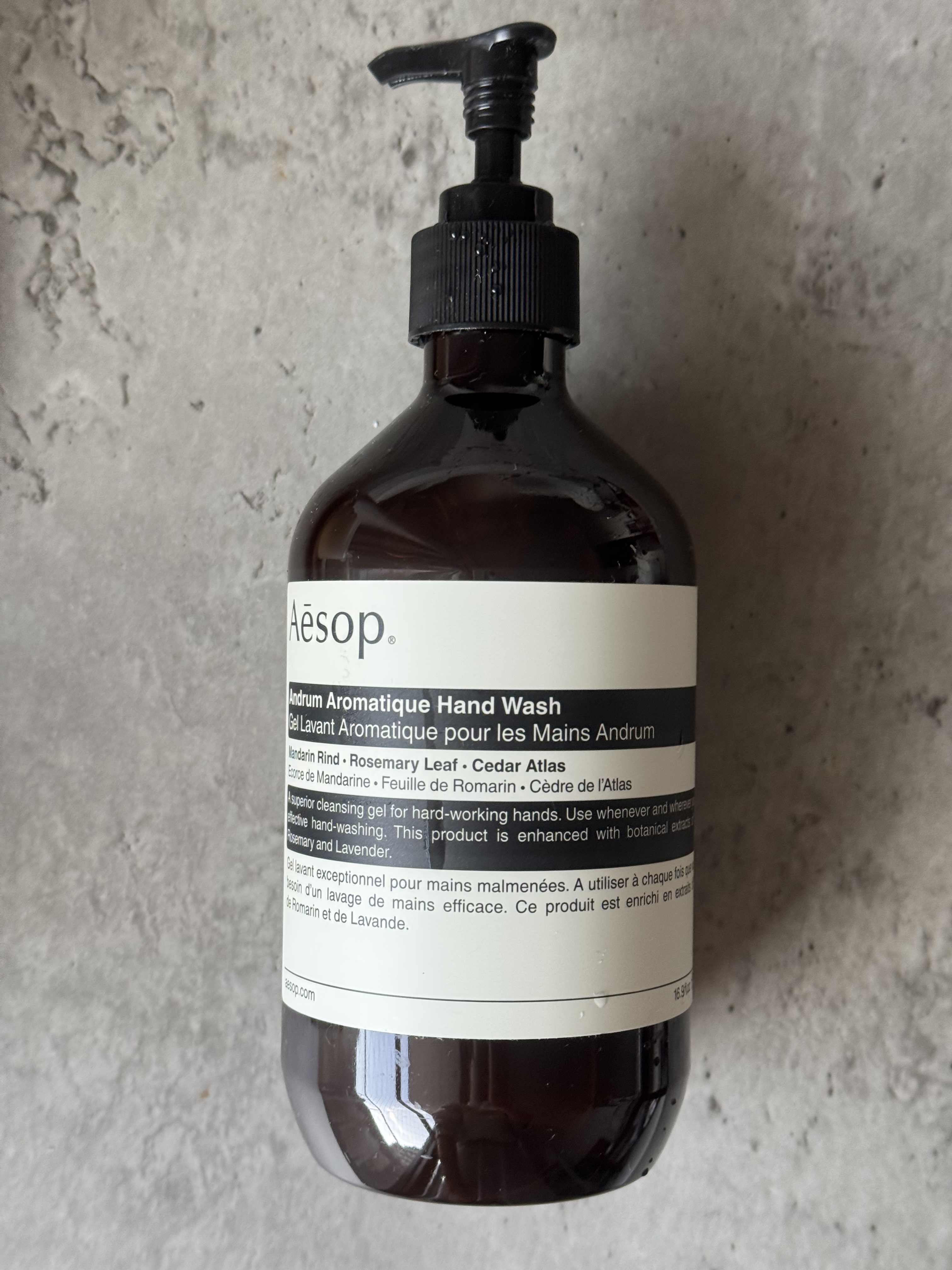 アンドラム アロマティック ハンドウォッシュ/Aesop/ハンドソープを使ったクチコミ（1枚目）