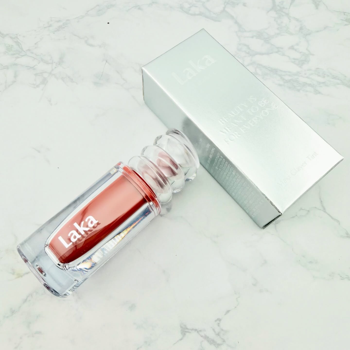 ラカ　マキシグレイヤーティント ＃616　メイプル/Laka/リップティントを使ったクチコミ（1枚目）