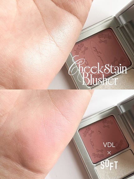 VDL チークステイン ブラッシャー&ハイライター/VDL/パウダーチークを使ったクチコミ(4枚目)