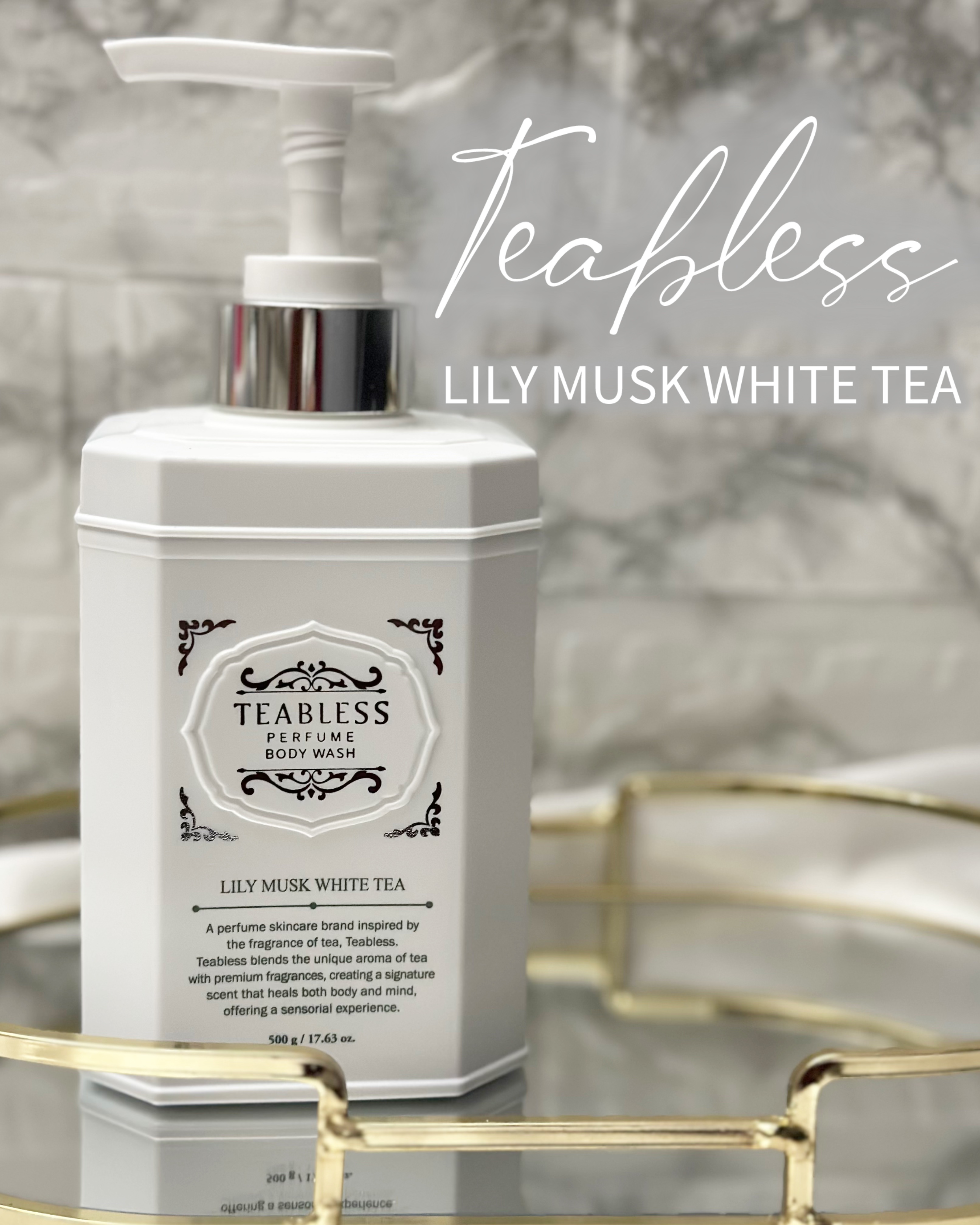 パフュームボディウォッシュ リリームスクホワイトティー/TEABLESS/ボディソープを使ったクチコミ（1枚目）