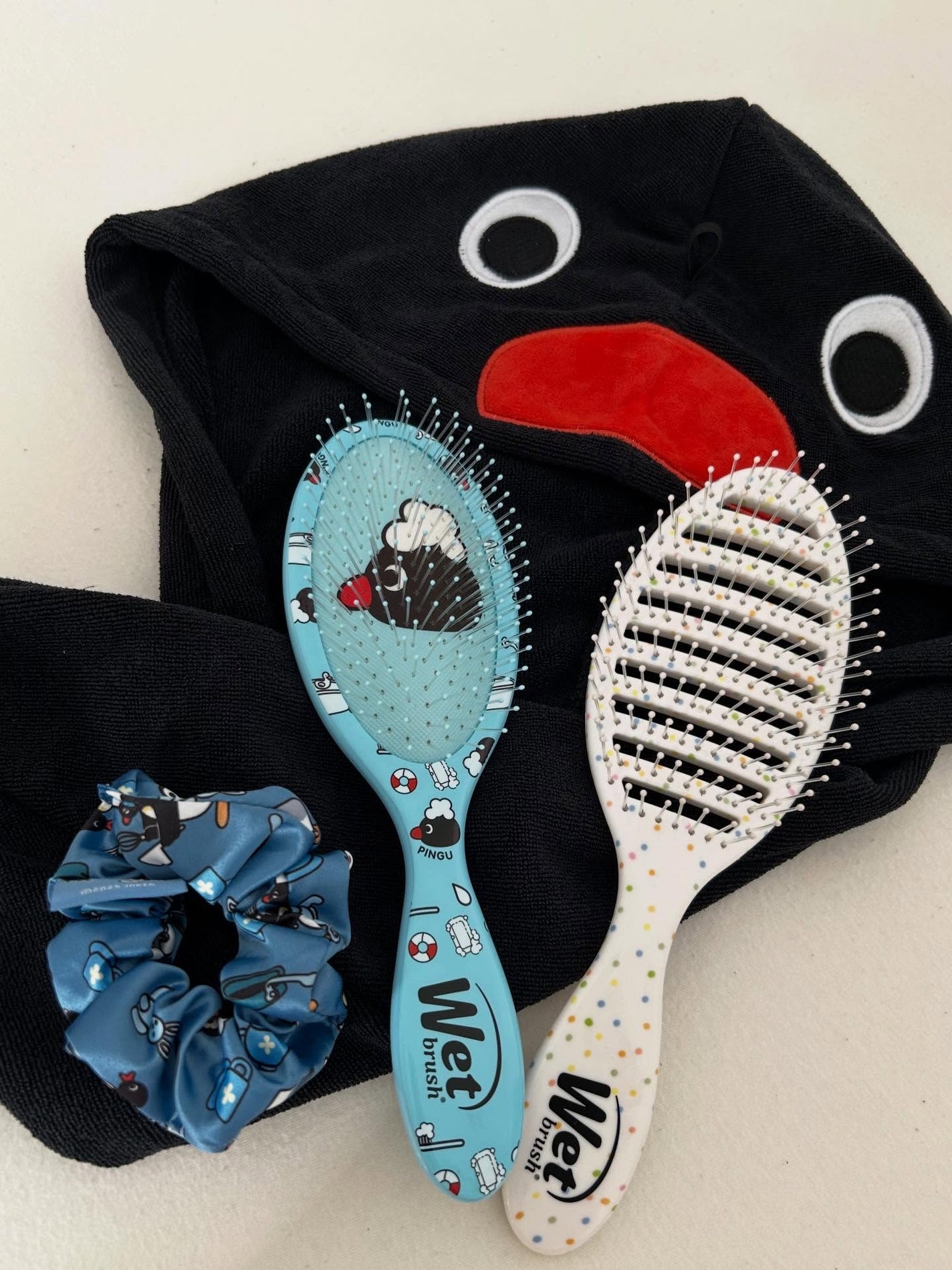 ウェットブラシ ピングー スピードドライ ヘアタオル付き/ウェットブラシ/その他キットセットを使ったクチコミ(1枚目)