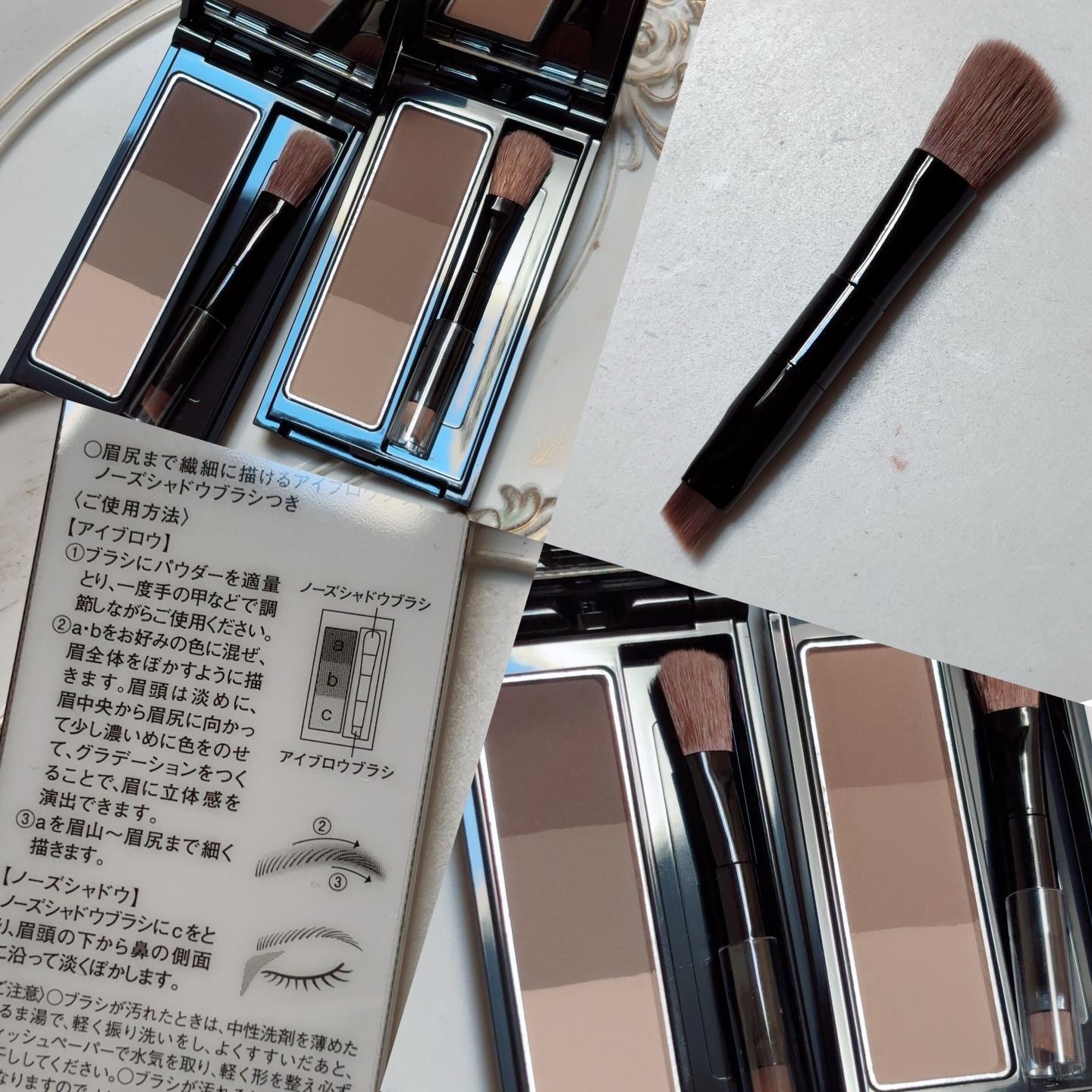 ケイト デザイニングアイブロウ3D/KATE/パウダーアイブロウを使ったクチコミ（2枚目）