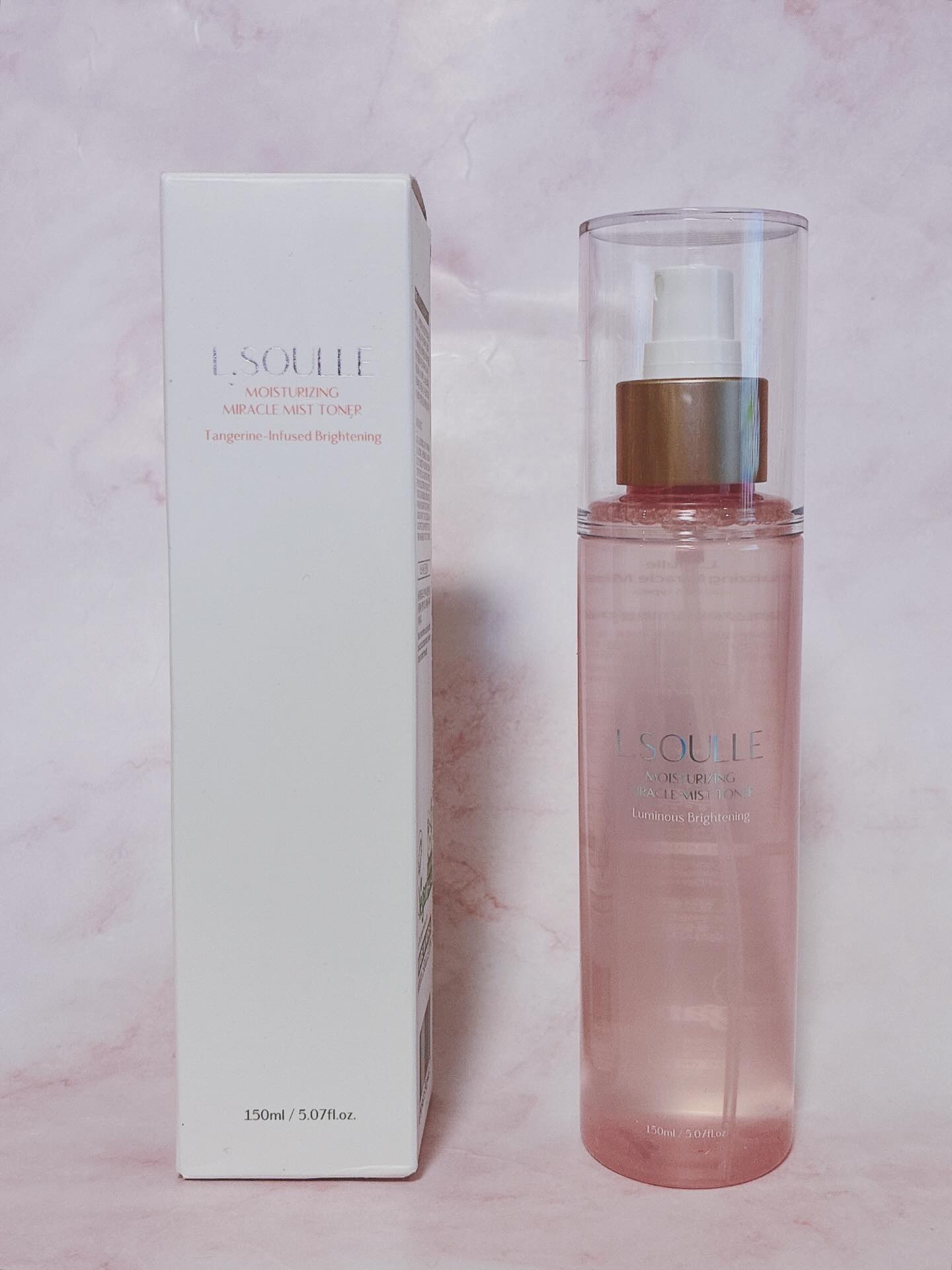 モイスチャライジング ミラクル ミストトナー/L.SOULLE/ミスト状化粧水を使ったクチコミ（2枚目）