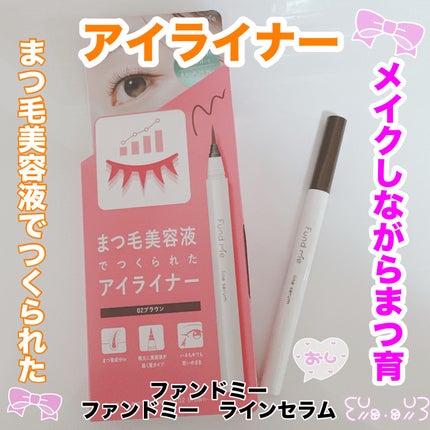 ファンドミー ラインセラム/ファンドミー/リキッドアイライナーを使ったクチコミ(1枚目)