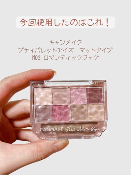 プティパレットアイズ(マットタイプ)/キャンメイク/パウダーアイシャドウを使ったクチコミ(3枚目)