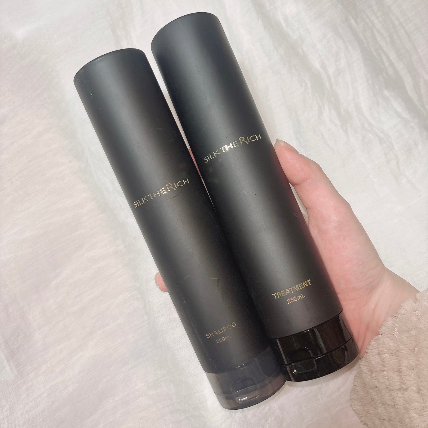 SILK THE RICH スカルプ&リペア シャンプー・トリートメント/SILK THE RICH/市販シャンプーを使ったクチコミ(1枚目)
