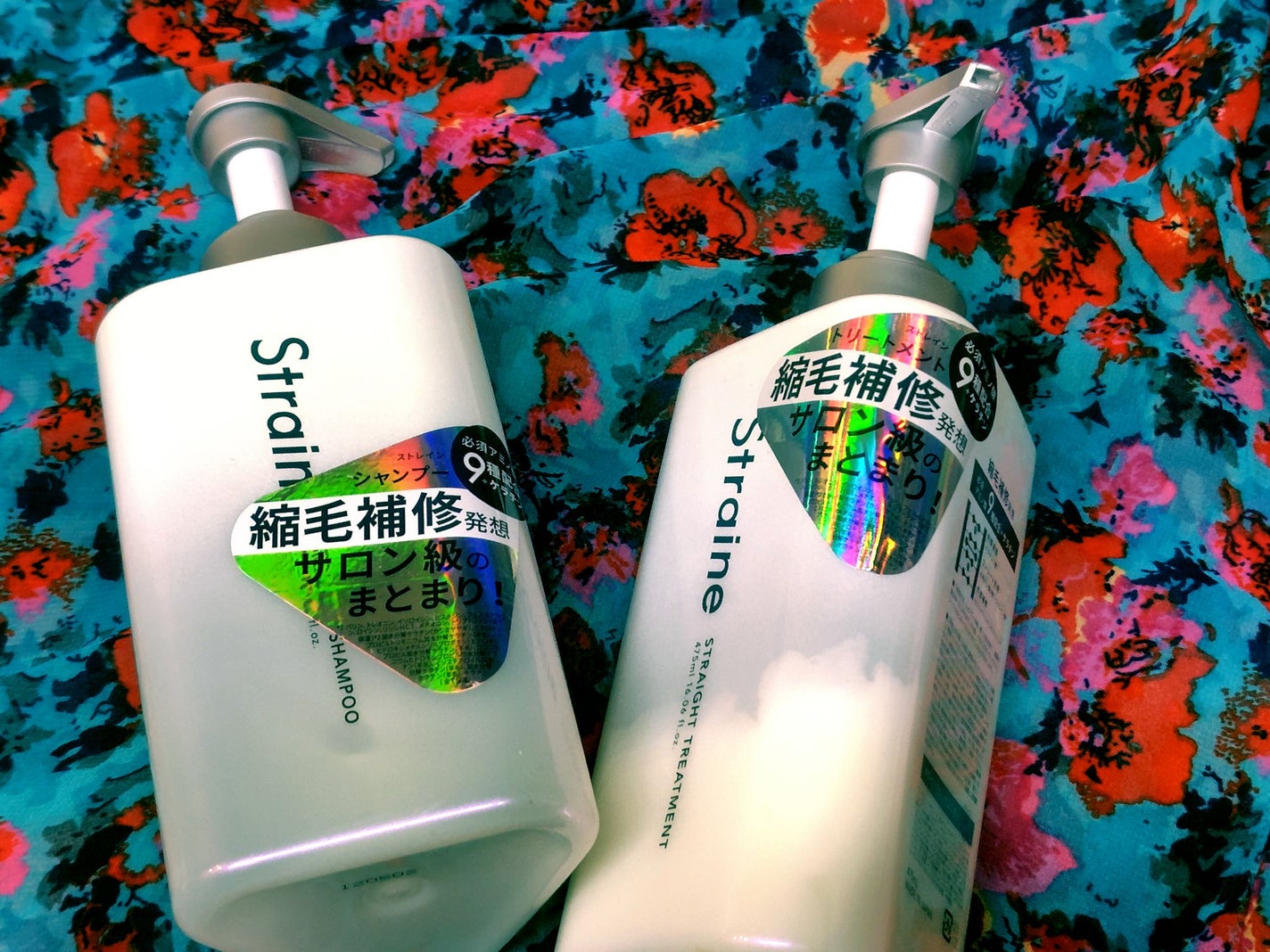 ストレートシャンプー/ストレートトリートメント ホワイトブロッサムの香り/Straine/市販シャンプーを使ったクチコミ(1枚目)