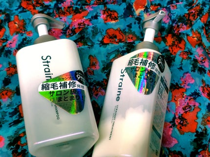 ストレートシャンプー/ストレートトリートメント ホワイトブロッサムの香り/Straine/市販シャンプーを使ったクチコミ(1枚目)