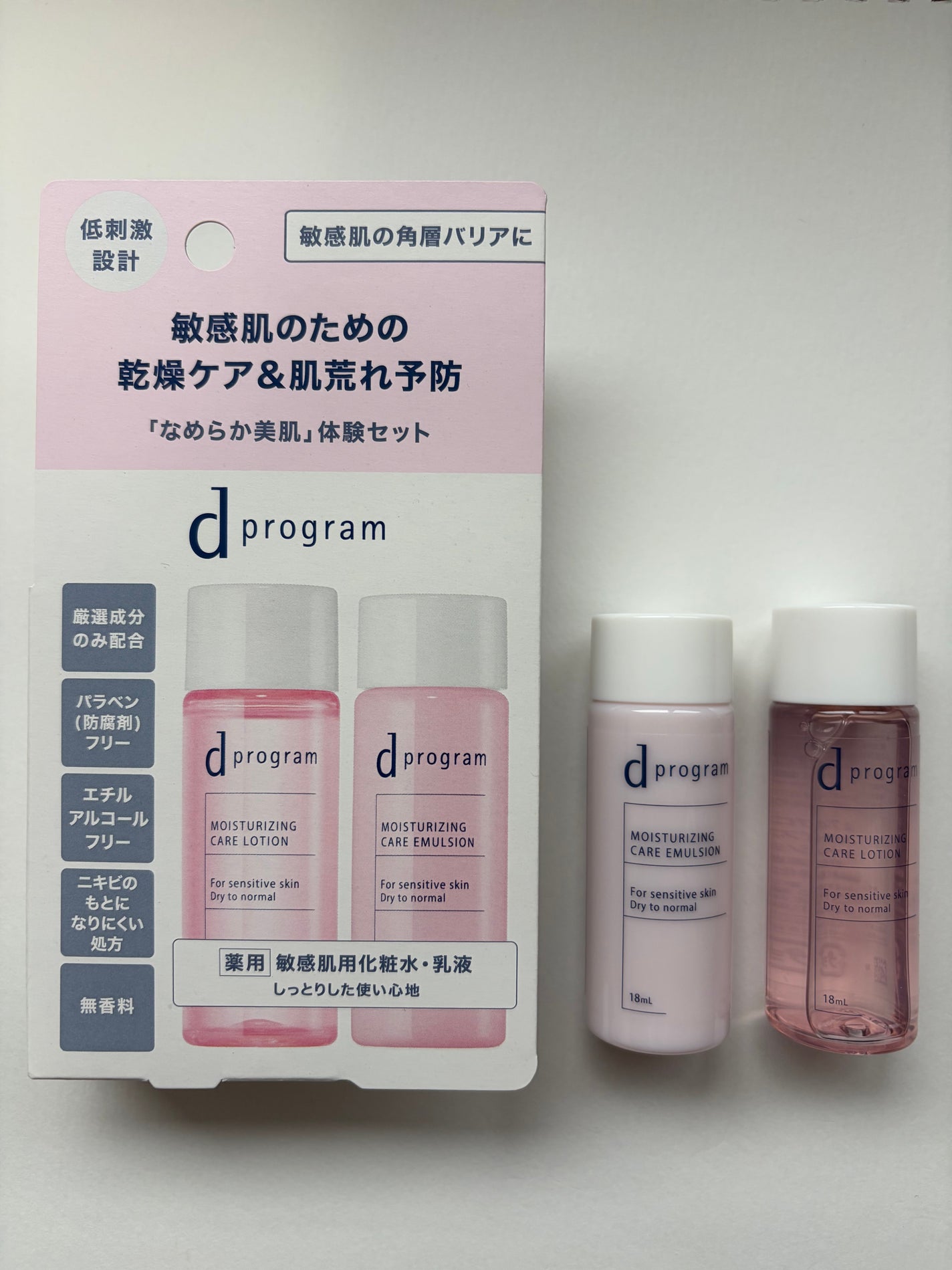 d プログラム モイストケア セット EX/d プログラム/トライアルキットを使ったクチコミ(1枚目)