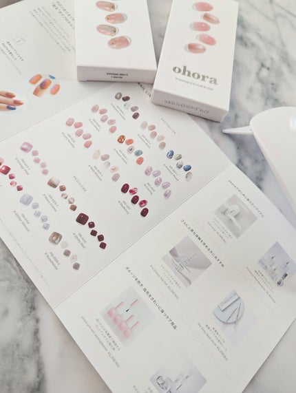 セミキュアジェルネイル(ハンド)/ohora/ネイルシールを使ったクチコミ(6枚目)