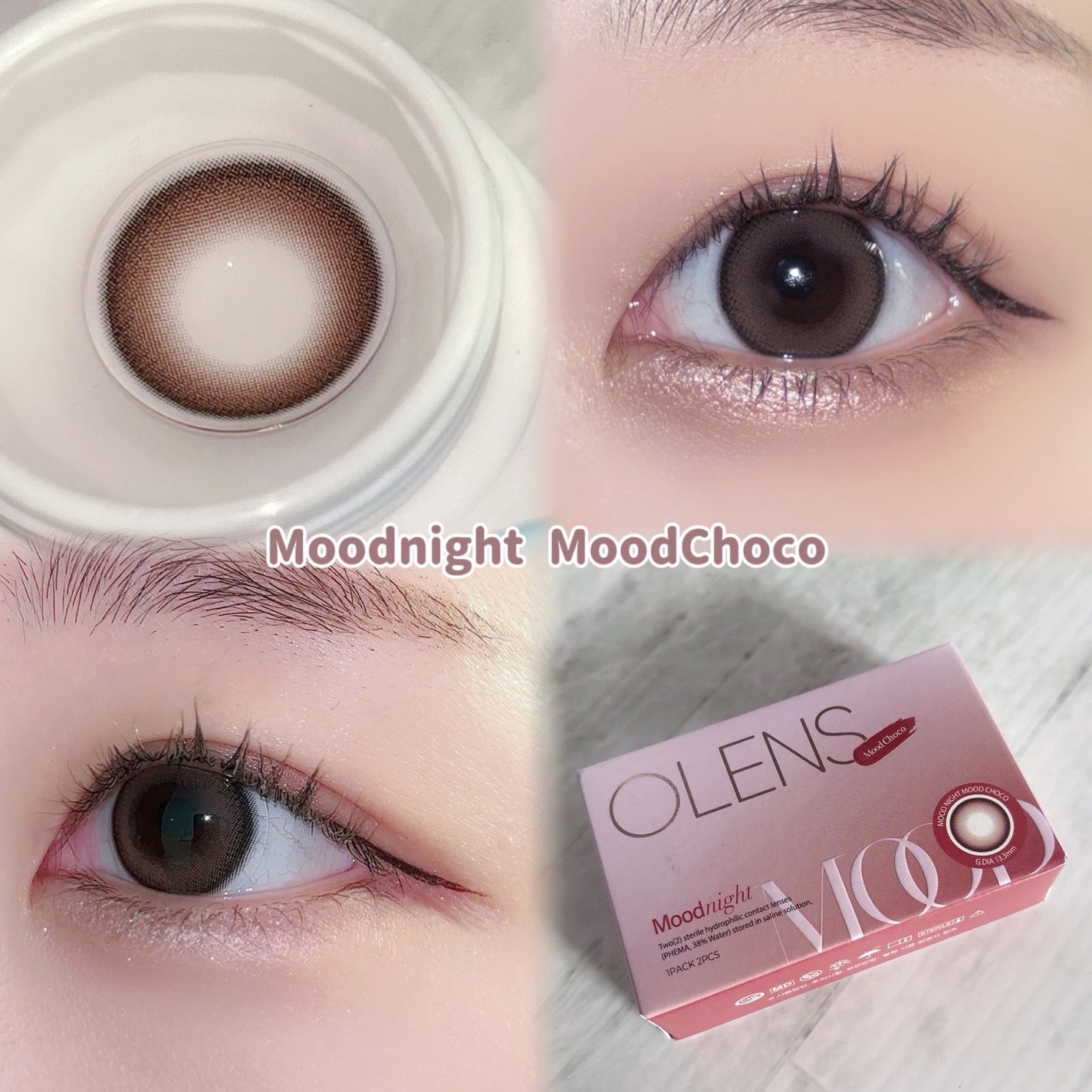 Moodnight 1Month/OLENS/カラーコンタクトレンズを使ったクチコミ(4枚目)