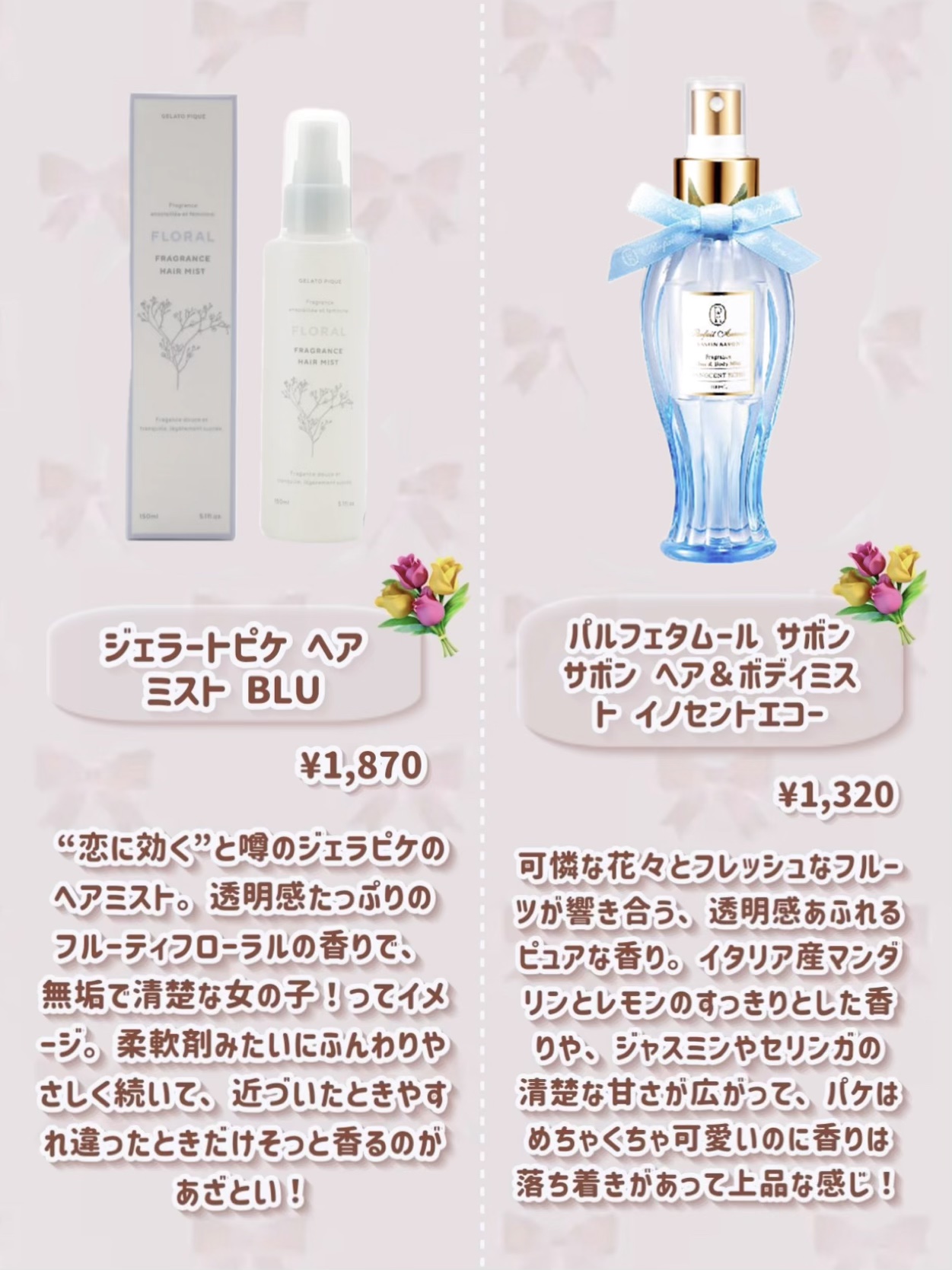 ヘアフレグランス マリアリゲル｜フェルナンダ他、9商品を使った口コミ