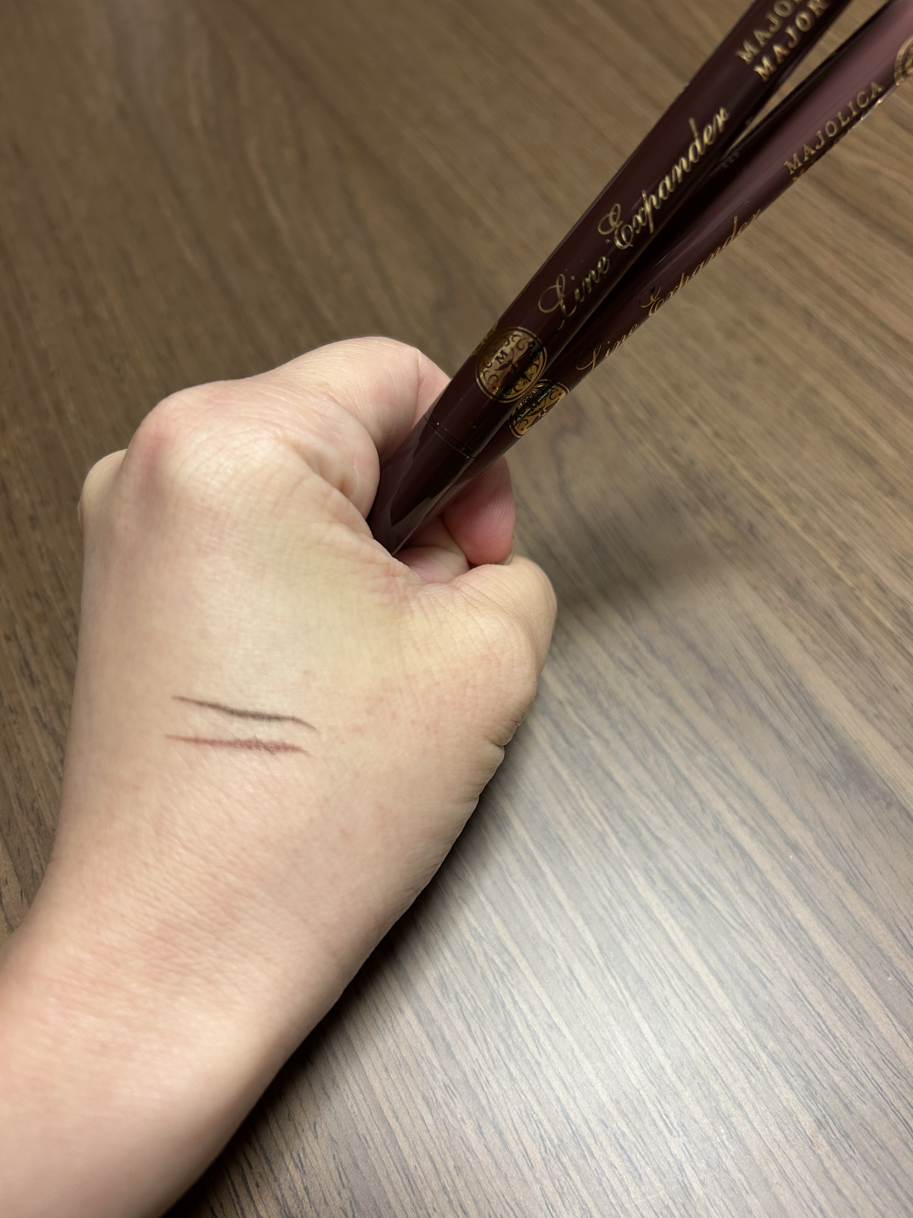 ラインエキスパンダー  BR612 現在地/MAJOLICA MAJORCA/リキッドアイライナーを使ったクチコミ（3枚目）