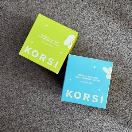 エメラルドアクアボール濃潤保湿クリーム/KORSI/フェイスクリームを使ったクチコミ(6枚目)