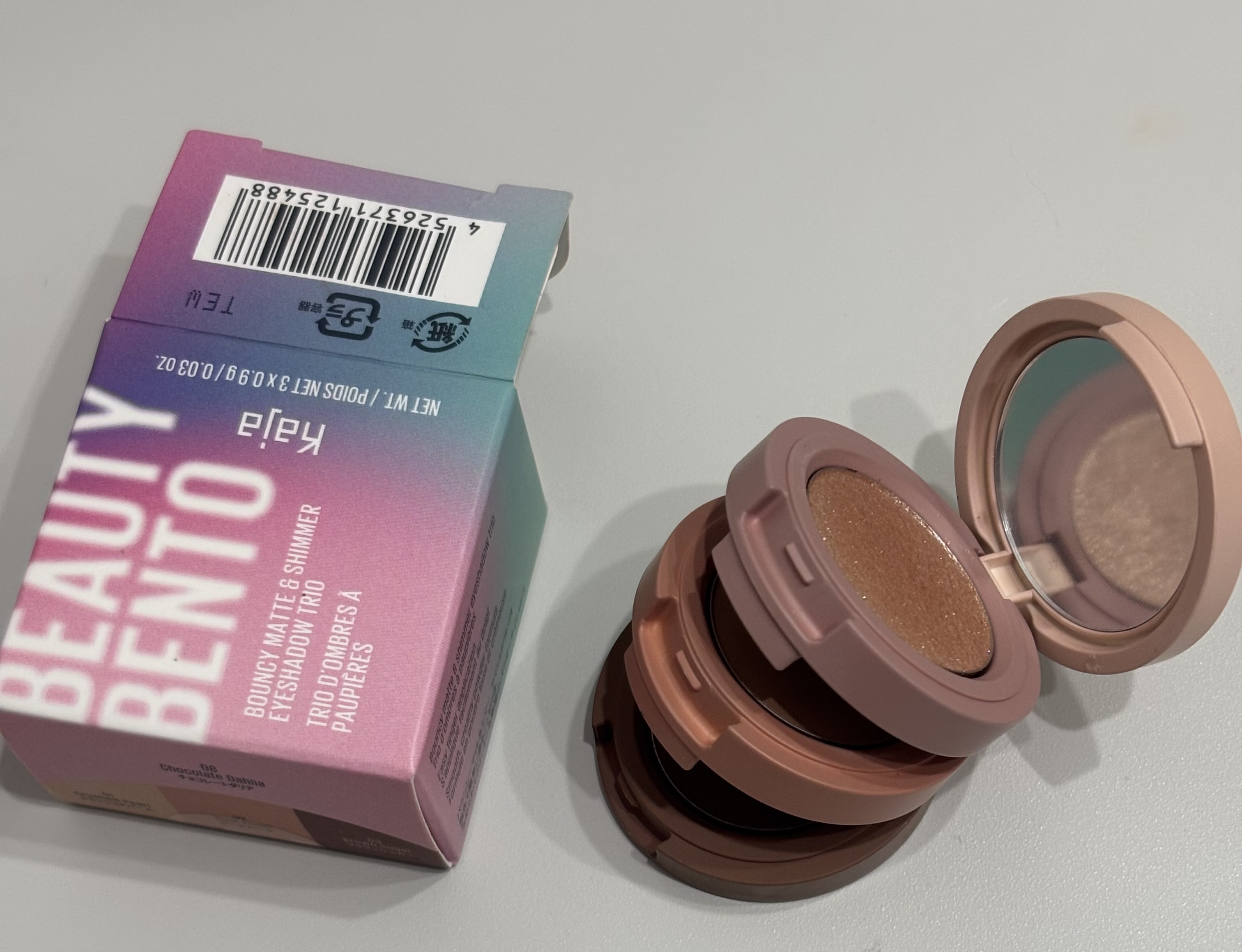 ビューティーベントー 08チョコレートダリア/Kaja(カジャ)/単色アイシャドウを使ったクチコミ（1枚目）