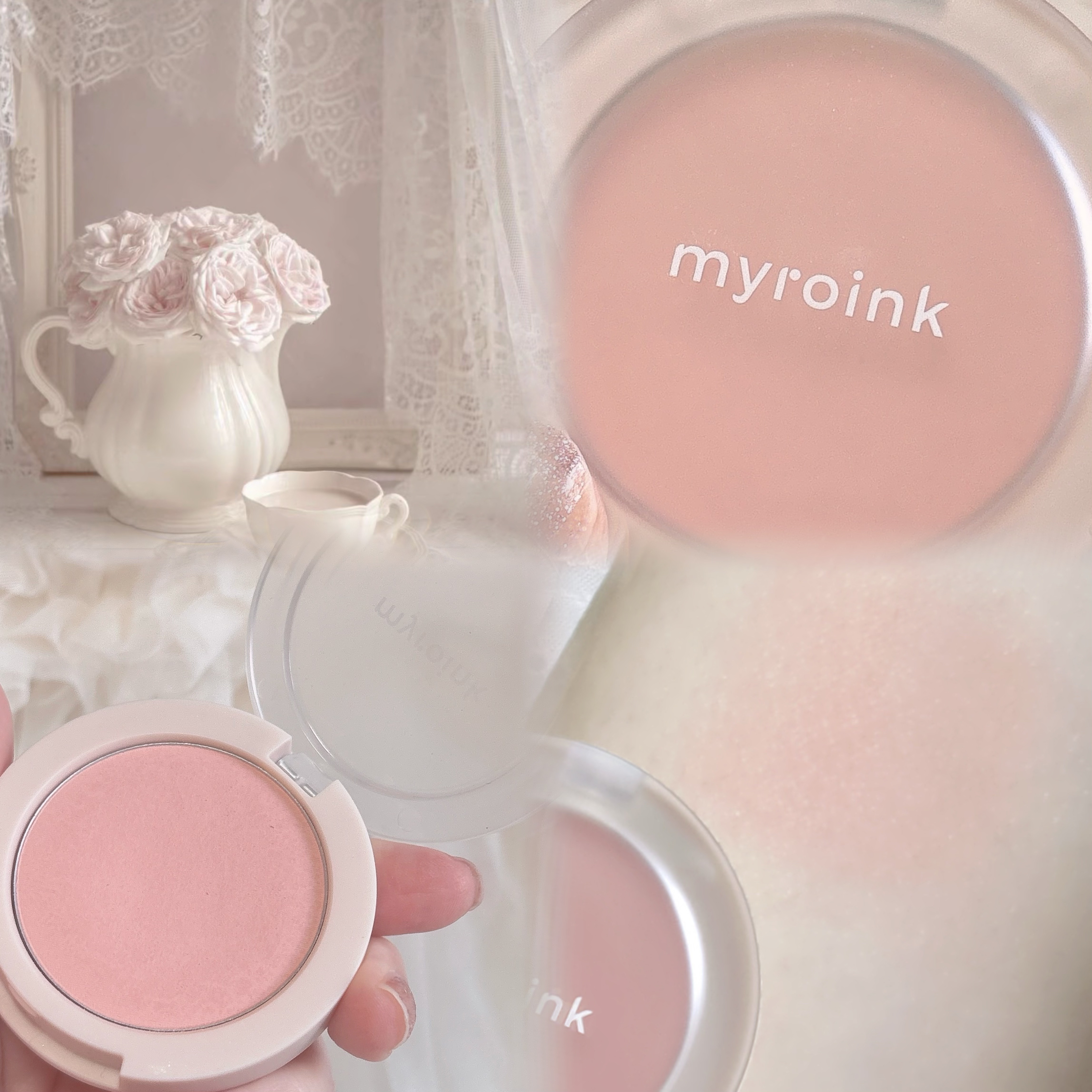 フラッフィーチークス/myroink/パウダーチークを使ったクチコミ（2枚目）