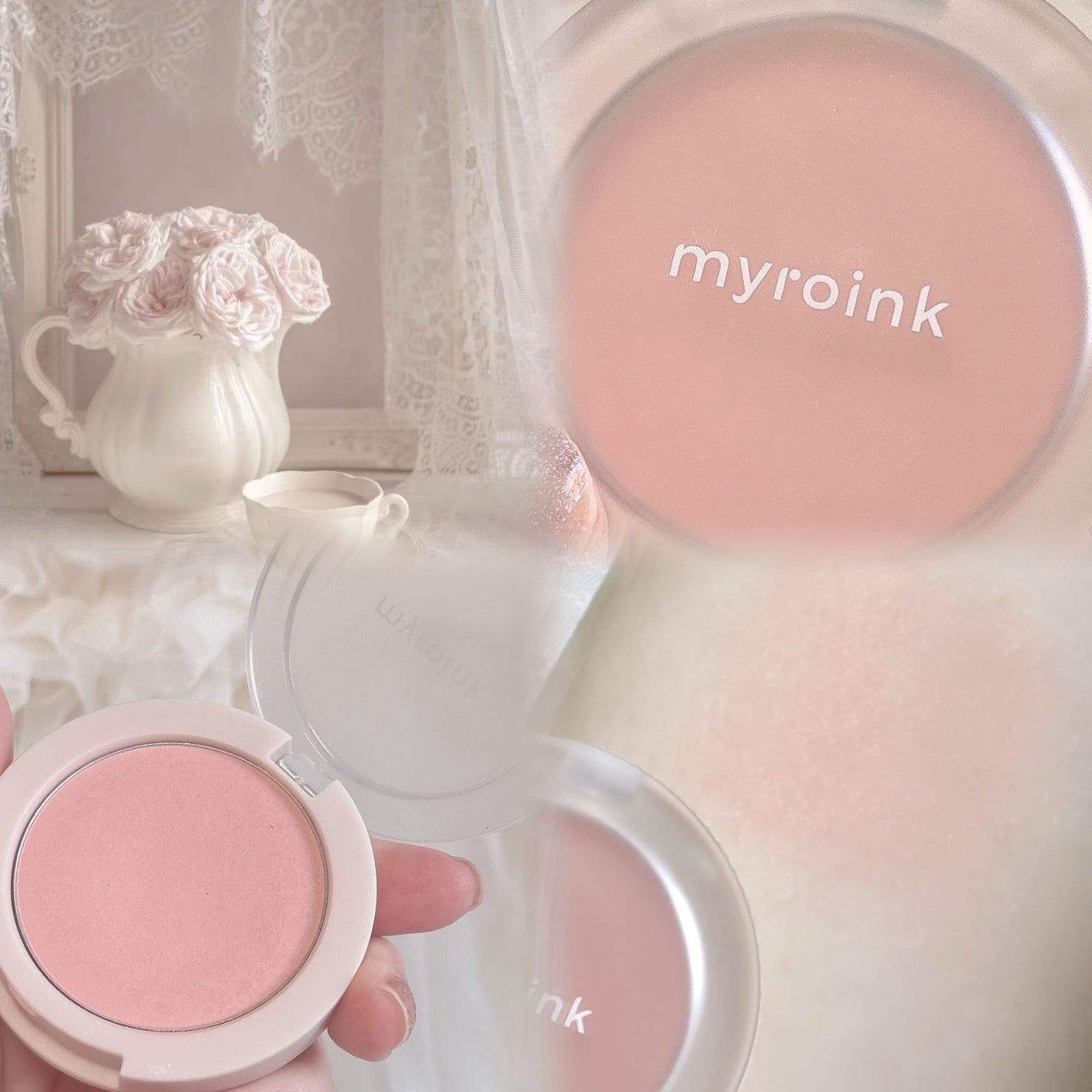 フラッフィーチークス/myroink/パウダーチークを使ったクチコミ(2枚目)