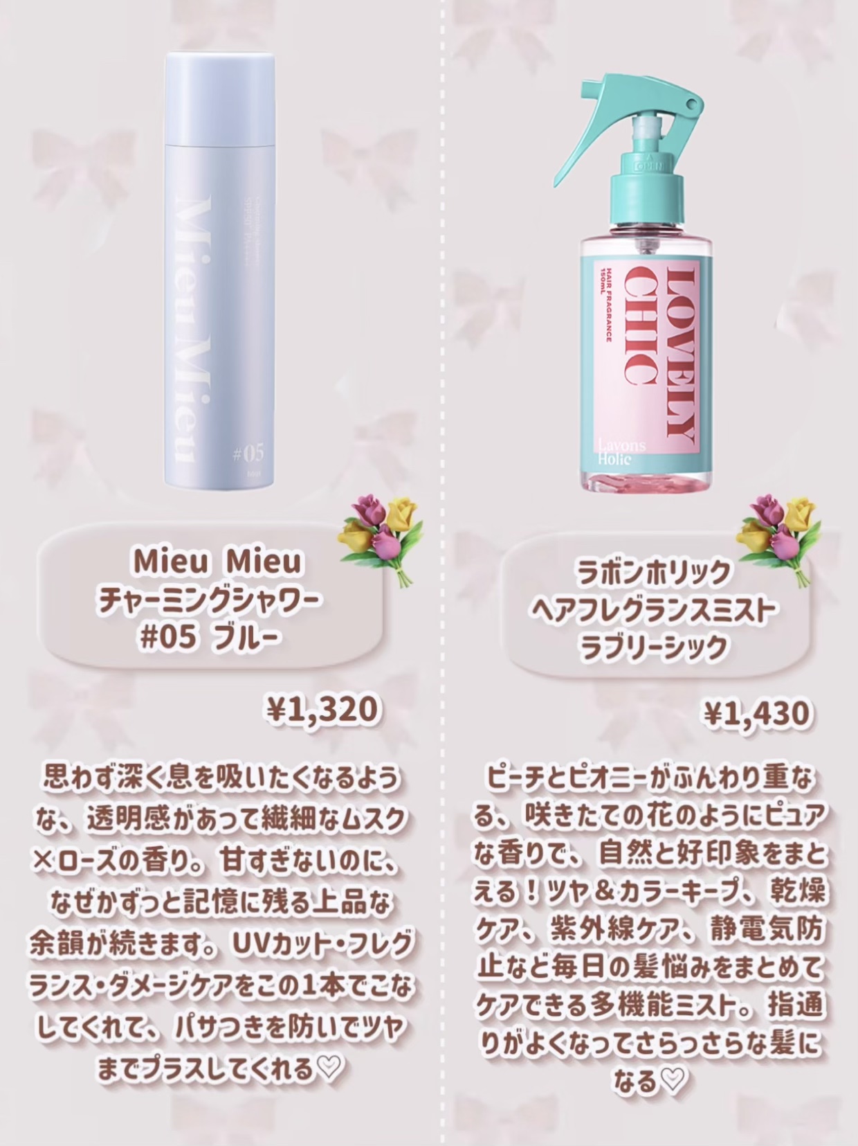 ヘアフレグランス マリアリゲル｜フェルナンダ他、9商品を使った口コミ