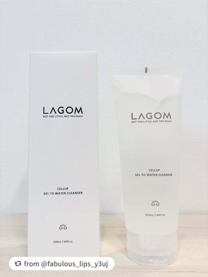 ラゴム ジェルトゥウォーター クレンザー(朝用洗顔)/LAGOM /その他洗顔料を使ったクチコミ(6枚目)