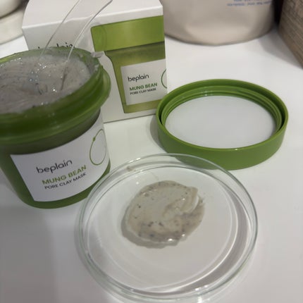 緑豆毛穴クレイパック/beplain/洗い流すパック・マスクを使ったクチコミ(2枚目)