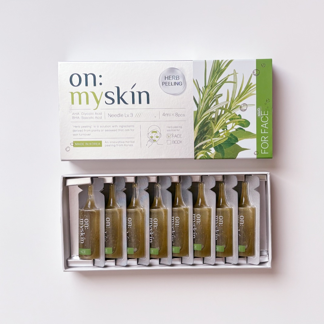 ハーブピーリング｜on:myskinの使い方を徹底解説 - ☑フェイスパック