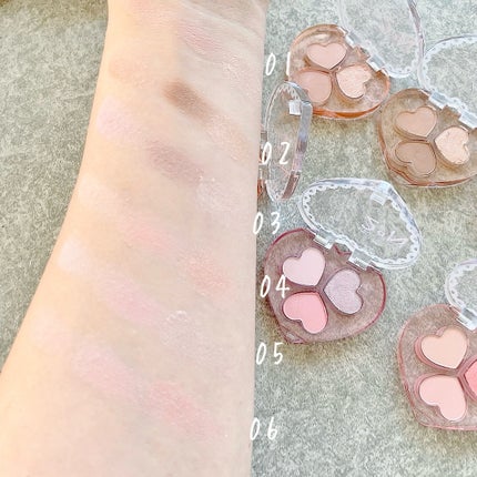 ラブクローバーパレット/2aN/アイシャドウパレットを使ったクチコミ(2枚目)