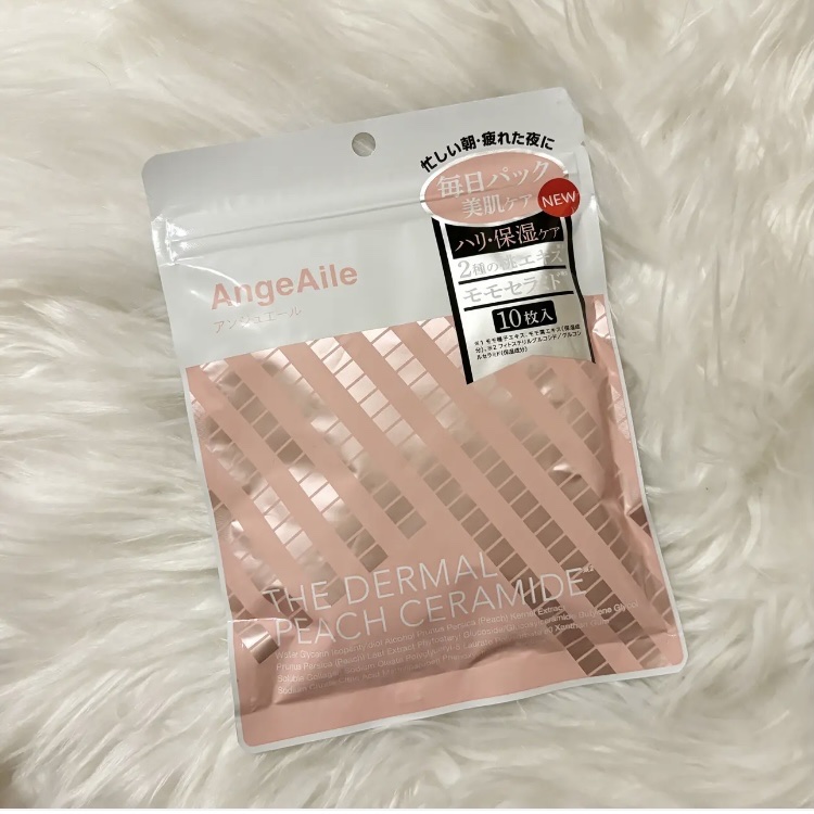 THE DERMAL PEACH CERAMIDE/アンジュエール/シートマスク・パックを使ったクチコミ（1枚目）